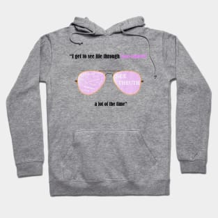 Aviator glasses Hoodie